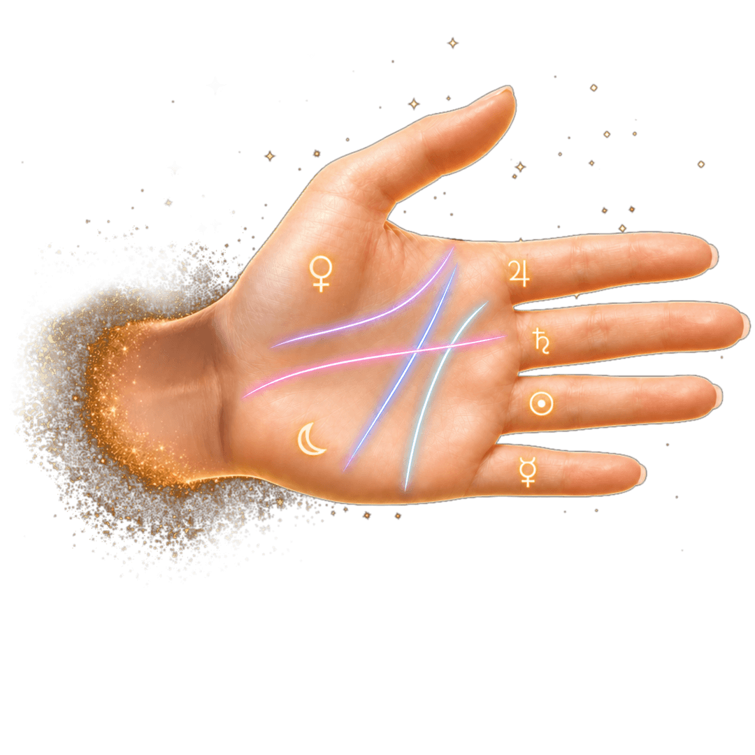 Palm reading lines